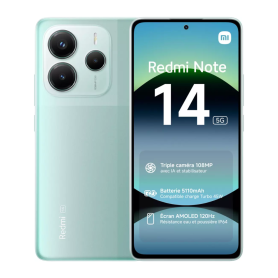 Mobile - Xiaomi Redmi Note 14 5G DS 256 Go Vert Corail, prix de gros