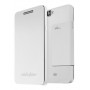 Case Flap Wallet Stand Back Cover Wiko Rainbow White