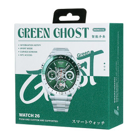 Smartwatch, Wearable - Green Ghost Alloy Smartwatch WATCH26 by REMAX - Green, wholesale price