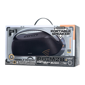 Bluetooth Speaker - REMAX Lighting RB-M28 portable wireless speaker - Black, wholesale price