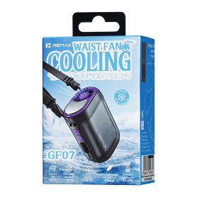 Cooling Device, Personal Fan - Portable Semiconductor Cooling Waist Fan 3000mAh Remax RS-GF07 - Tarnish, wholesale price