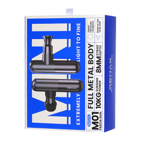 Massage Device, Therapy Tool - REMAX RS-M01 Fascia Massage Gun - Black, wholesale price