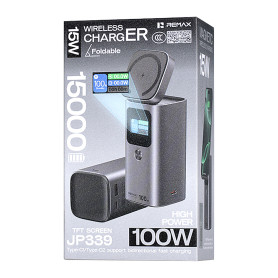Power Bank 15000mAh 100W Wireless 15W REMAX JP339