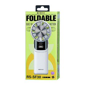 Cooling Device, Air Circulator - Portable Foldable Cooling Fan 3000mAh Remax RS-SF30 - Black, wholesale price