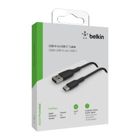 USB / USB-C Cable BELKIN - 2M CAB001bt2MBK - Black