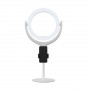 Support Anneau Lumineux 40cm avec LED Ring Light 8'' Devia - Blanc
