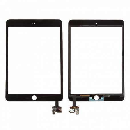 Vitre tactile assemblée iPad Mini 3 Noir