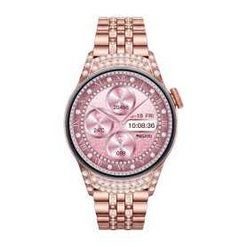 Montre Connectée à Bracelet Métallique Sertie Yesido IO52 - Or Rose | Etech-Parts