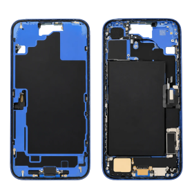 Chassis iPhone 16 Plus Connecteur de charge sans Vitre Arrière + Batterie Outremer (Original Demonté) - Grade AB
