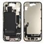 Chassis iPhone 15 Connecteur de Charge sans Vitre Arrière + Batterie Jaune (Origine Demonté) Grade A