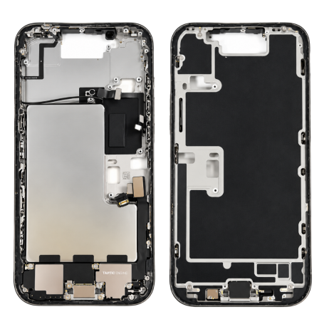iPhone 16 Pro Rear Chassis without Back Glass with Battery Natural Titanium (Original Disassembled) Grade AB | Etech-Parts