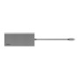 Hub USB-C 8-in-1 Dual Display BELKIN INC015btSGY-CZ - Space Gray