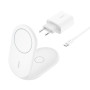 Wireless Charging Station 2-in-1 with Qi2 (15W) BELKIN WIZ028vfWH - White
