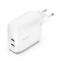 Charger 60W (2 USB-C) BELKIN WCB010VFWH - White