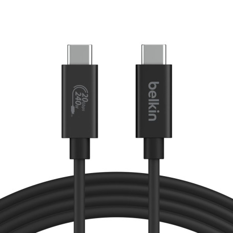 Câble USB-C 4.0 240W 2M BELKIN INZ004bt2MBK - Noir