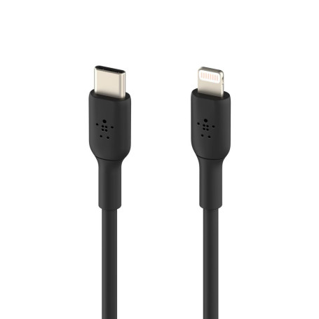 Cable USB-C to Lightning 1M BELKIN CAA003bt1MBK - Black