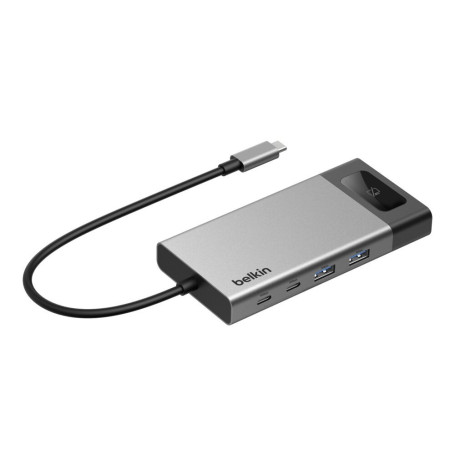 Hub USB-C 8-en-1 BELKIN INC027hqSGY - Gris Sidéral