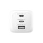 GaN Wall Charger 3 ports 100W with Adapter Travel BELKIN WCH016hqWH - White