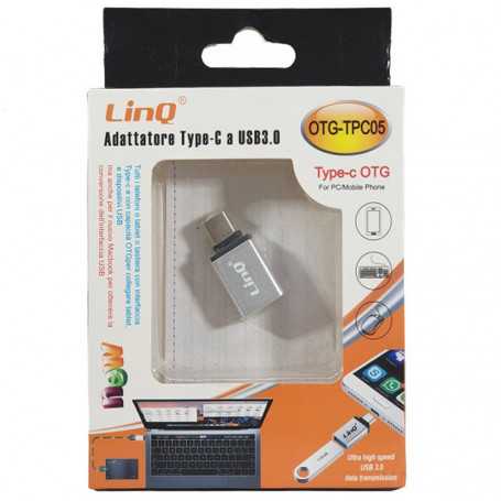 Adaptateur USB 3.0 / Type-C OTG LinQ OTG-TPC05