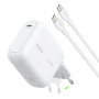 Wall Charger USB-C 100W with Cable USB-C to USB-C 1,5m BELKIN WCH025kq1.5WHB6 - White