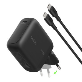 Wall Charger USB-C 100W with Cable USB-C to USB-C 1,5m BELKIN WCH025kq1.5BKB6 - Black