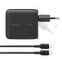 Wall Charger USB-C 100W with Cable USB-C to USB-C 1,5m BELKIN WCH025kq1.5BKB6 - Black