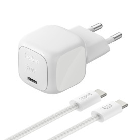 Wall Charger 30W + Cable USB-C to USB-C 2m BELKIN WCA008kq2MSL-B6 - Silver