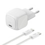 Wall Charger 30W + Cable USB-C to USB-C 2m BELKIN WCA008kq2MSL-B6 - Silver