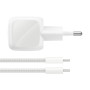 Chargeur Secteur 30W + Câble USB-C vers USB-C 2m BELKIN WCA008kq2MSL-B6 - Argent