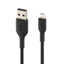 Câble Tressé Lightning 2M BELKIN CAA002bt2MBK - Noir