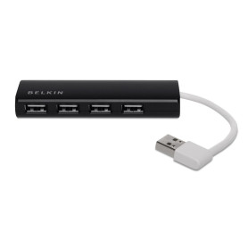 Travel Hub 4 ports USB 2.0 BELKIN F4U042BT - Black