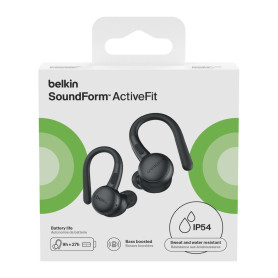 Earbud TWS SoundForm ActiveFit BELKIN AUC016HQBK - Black