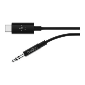 Câble Jack 3.5 mm à USB-C 0.9M BELKIN F7U079bt03-BLK - Noir
