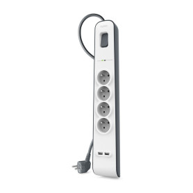 Multiprise/Parafoudre 4 prises + 2 USB (2m) BELKIN BSV401ca2M