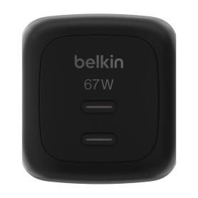 Chargeur Secteur GaN 2 Ports USB-C 67W BELKIN WCH020KQBK - Noir