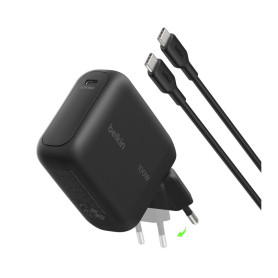 Chargeur Secteur USB-C 100W avec Câble USB-C vers USB-C 1,5m BELKIN WCH025kq1.5BKB6 - Noir