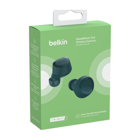 Ecouteurs TWS SoundForm Bolt BELKIN AUC009BTTE - Vert