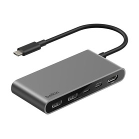 Hub USB-C 5-en-1 BELKIN AVC022hqSGY - Gris Sidéral