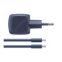Wall Charger 30W + Cable USB-C to USB-C 2m BELKIN WCA008kq2MBL-B6 - Indigo