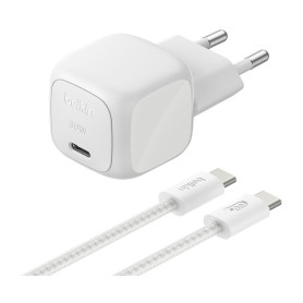 Chargeur Secteur 30W + Câble USB-C vers USB-C 2m BELKIN WCA008kq2MSL-B6 - Argent