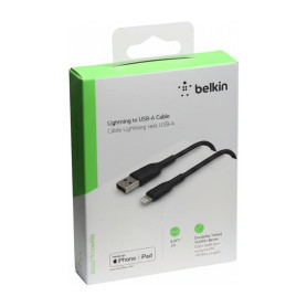 Câble Tressé Lightning 2M BELKIN CAA002bt2MBK - Noir