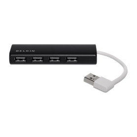 Hub de Voyage 4 Ports USB 2.0 BELKIN F4U042BT - Noir