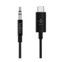Câble Jack 3.5 mm à USB-C 0.9M BELKIN F7U079bt03-BLK - Noir