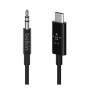 Cable Jack 3.5 mm à USB-C 0.9M BELKIN F7U079bt03-BLK - Black