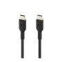 Câble Tressé USB-C / USB-C 2M BELKIN CAB004BT2MBK - Noir