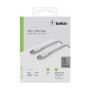 Câble Tressé USB-C / USB-C 1M BELKIN CAB004bt1MWH - Blanc