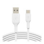 Cable USB-C / USB-A 2M BELKIN CAB001bt2MWH - White