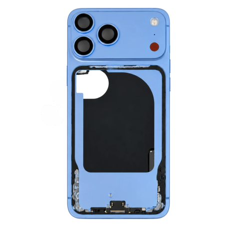 Châssis iPhone 18 Pro Max -Connecteur de Charge sans Vitre Arrière sans Batterie Rouge (Original Demonté) - Grade B
