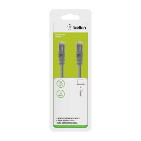 Câble Ethernet CAT6 5M BELKIN A3L981bt05M-H-S - Gris