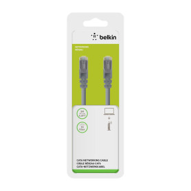 Câble Ethernet CAT6 2M BELKIN A3L981bt02M-H-S - Gris
